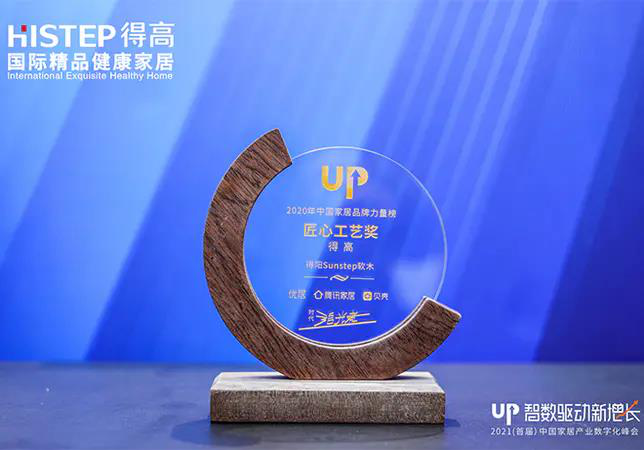 得高初心不改，匠心永存，榮譽加冕2020中國家居品牌“匠心工藝獎” 圖片1