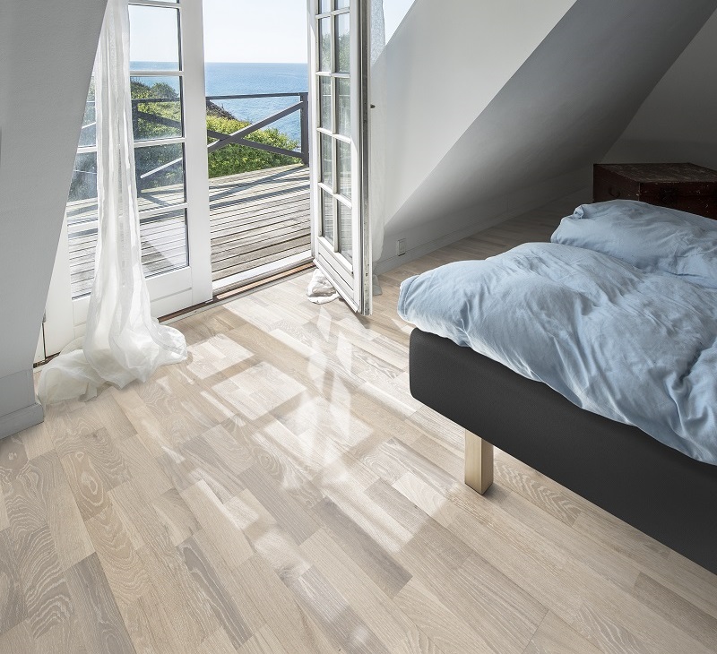 得高Kahrs環保地板,為你打造魅力新居 三拼白色橡木Oak Pale 得高Kahrs環保地板,為你打造魅力新居 三拼白色橡木Oak Pale